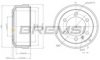 BREMSI DR5083 Brake Drum